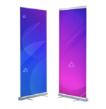 Pull Up Banners 13oz Matte Vinyl Silverbase